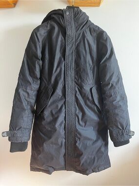 TNA woman Avoriaz Black Hooded Coat